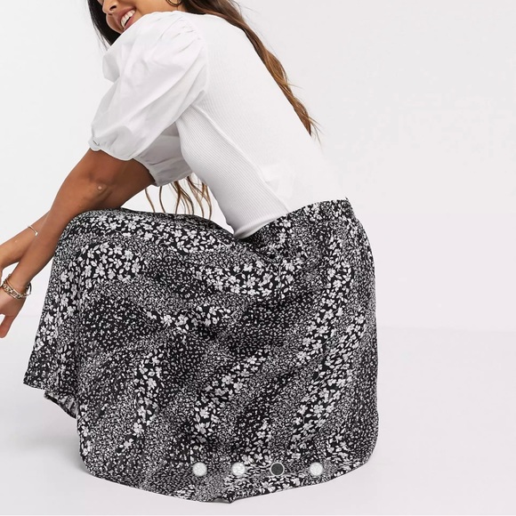 Ichi printed midi skirt size xs - Picture 5 of 6